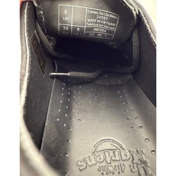 Dr. Martens 1461 Oxford Shoes Sequins  Women's 8 EU39 Black Silver 3 Eye RARE - Picture 9 of 12